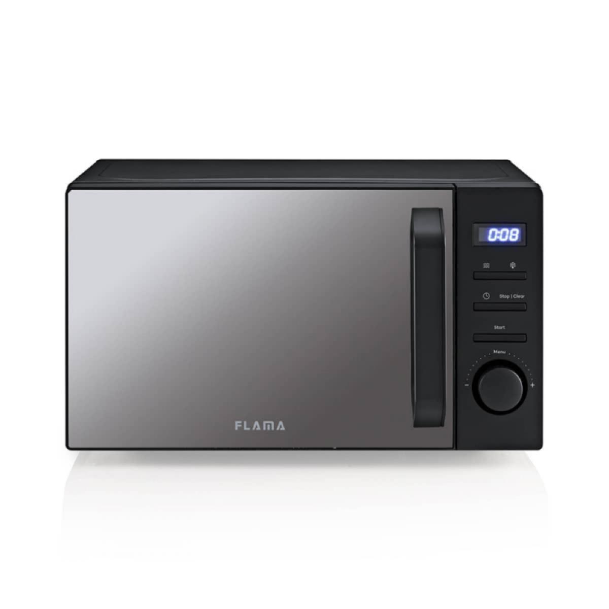MICROONDAS FLAMA 1833FL 20L 700W S-GRILL CRISTAL-NEGRO DIGITAL