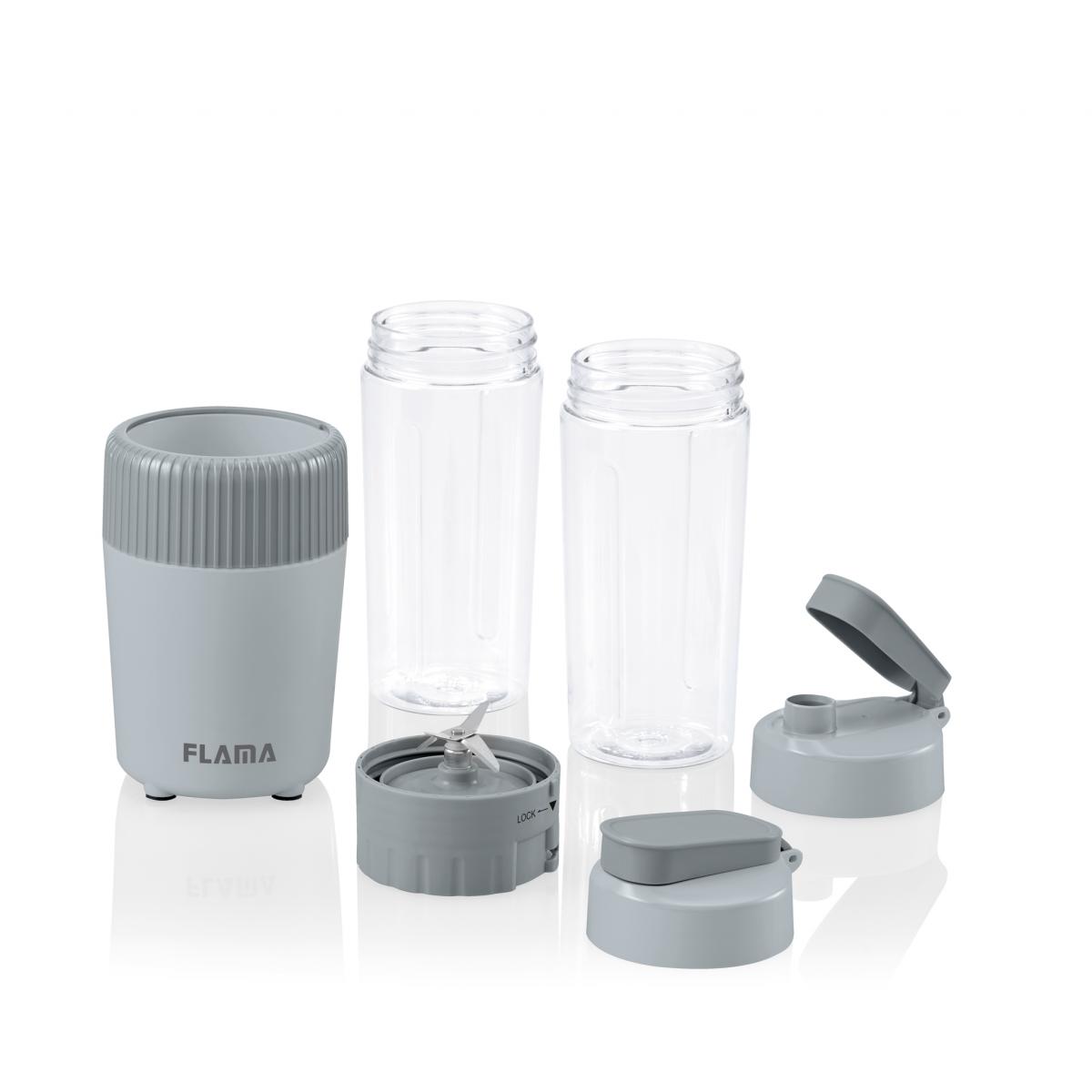 BATIDORA VASO FLAMA 2222FL 0,6L 2 VASOS 350W GRIS