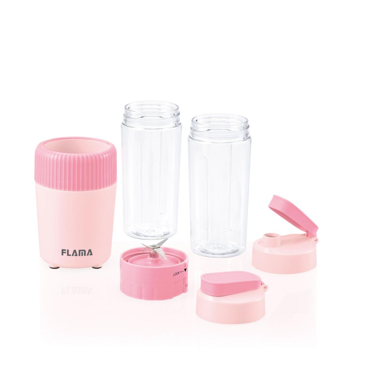 BATIDORA VASO FLAMA 2223FL 0,6L 2 VASOS 350W ROSA