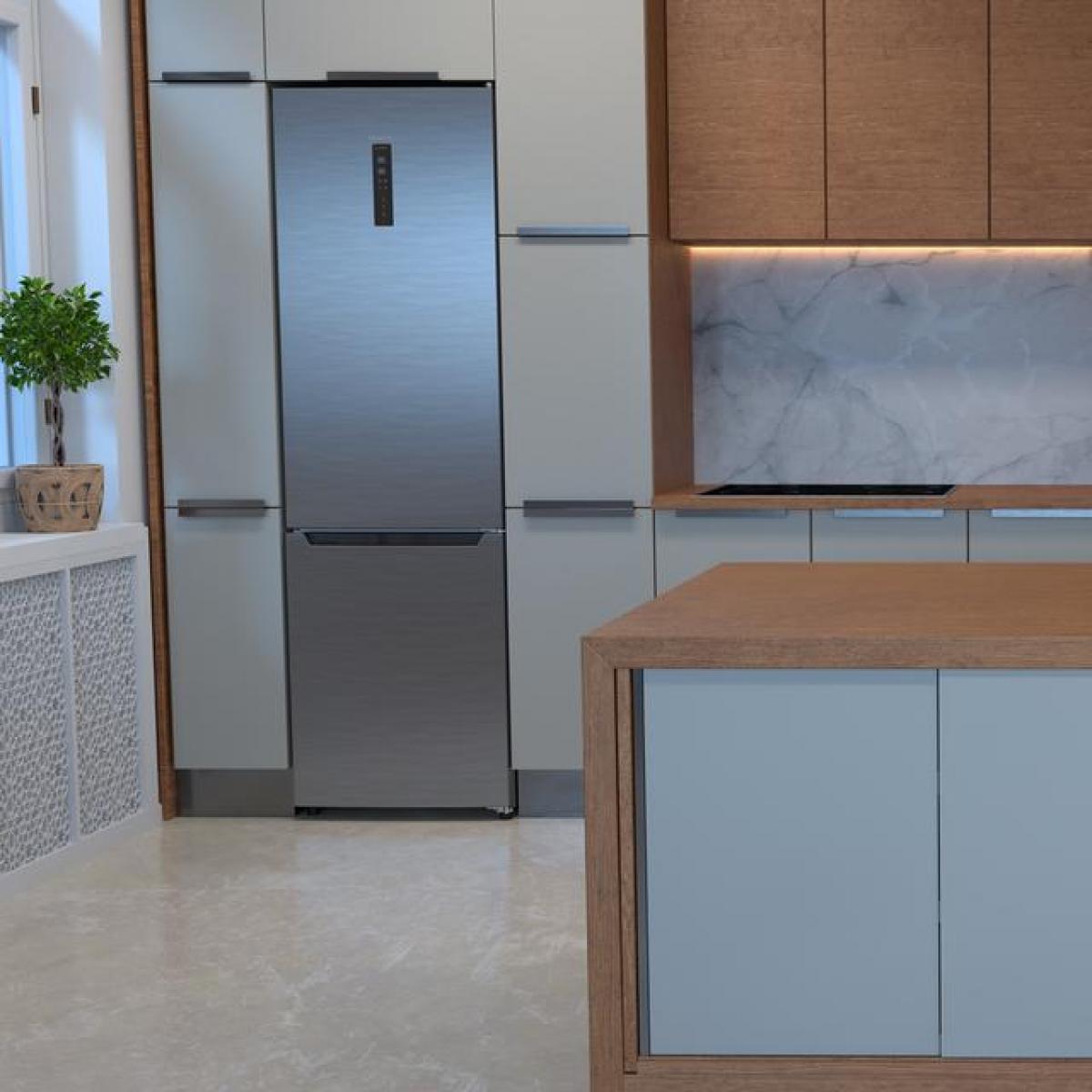 COMBI CECOTEC 02418 BOLERO COOLMARKET 200X59,5 NF D INOX DISP 356L