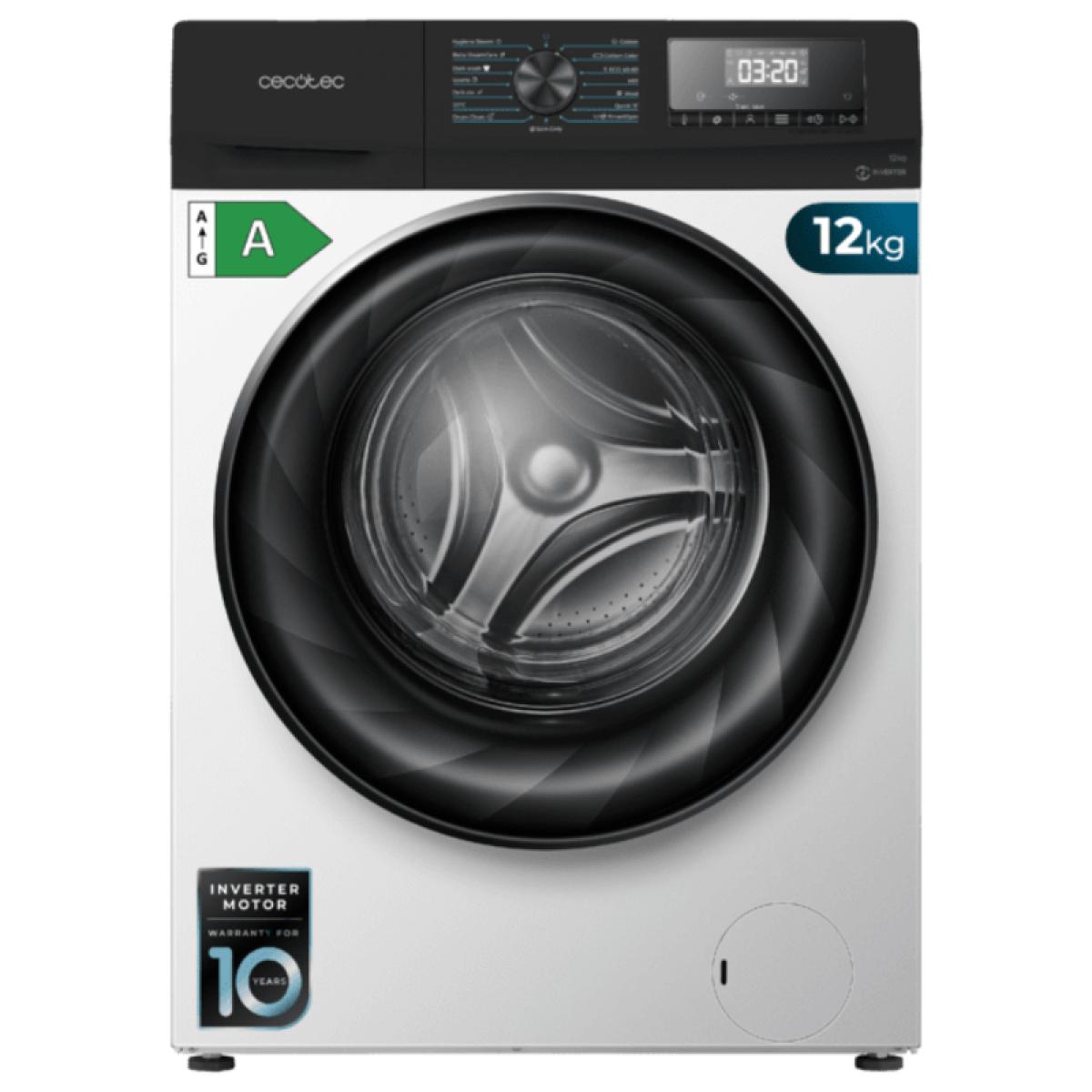 LAVADORA CECOTEC 02474 BOLERO DRESSCODE 120700 12KG 1400RPM A INVERTER BCA