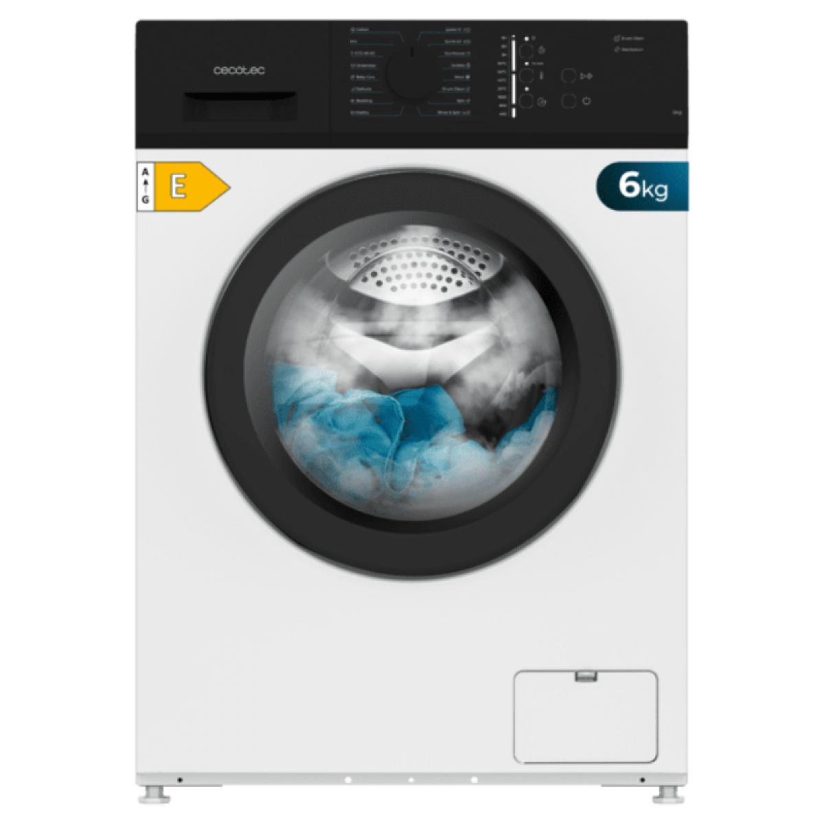 LAVADORA CECOTEC 01296 BOLERO DRESSCODE 620 6KG 1000RPM E BCA