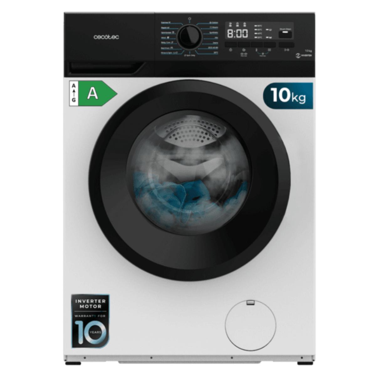 LAVADORA CECOTEC 02721 BOLERO DRESSCODE 10300 10KG 1400RPM A INVERTER BCA