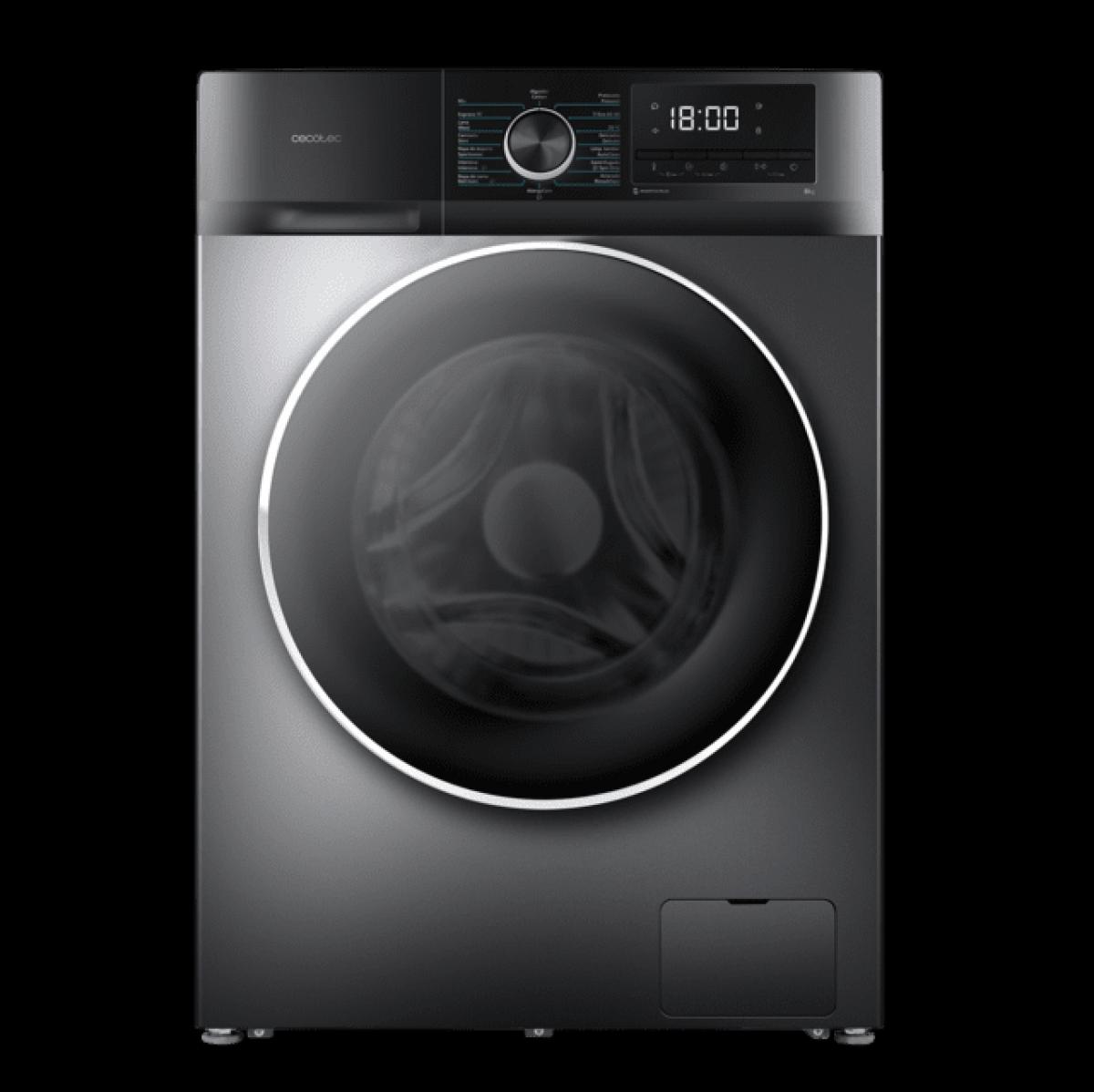 LAVADORA CECOTEC 02467 BOLERO DRESSCODE 8500 8KG 1400RPM A INVERTER INOX