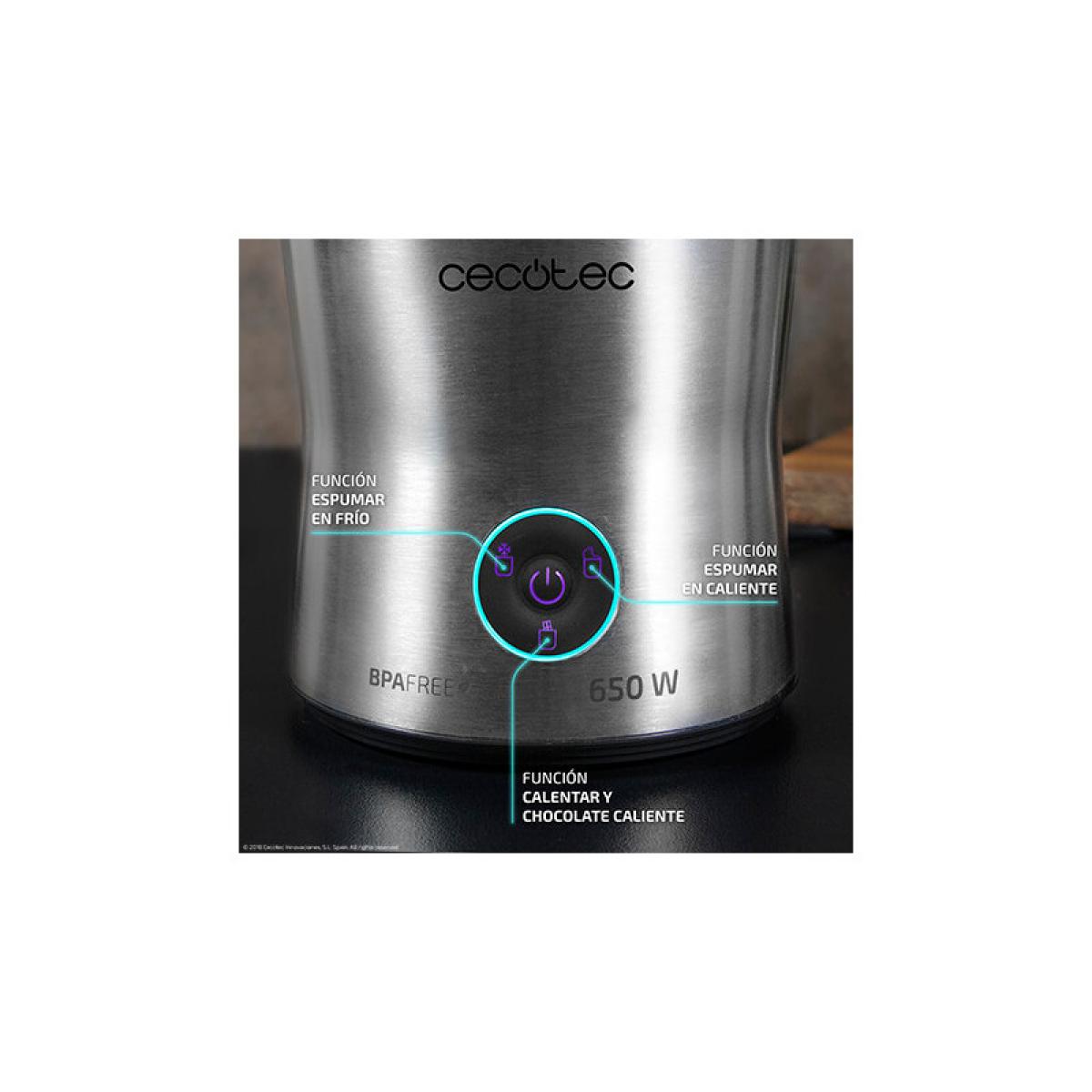 ESPUMADOR LECHE CECOTEC 01518 POWER MOCA SPUME 5000 650W 200ML