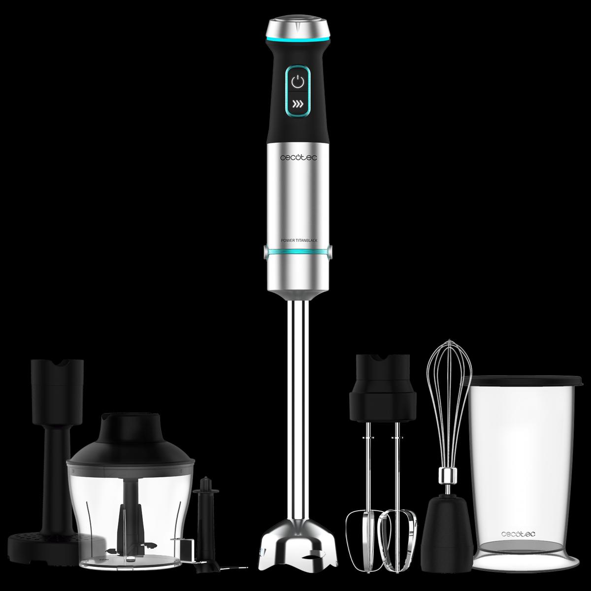 BATIDORA CECOTEC 04293 POWER TITANBLACK 1200XL PERFECTCREAM&CRUSH 1200W