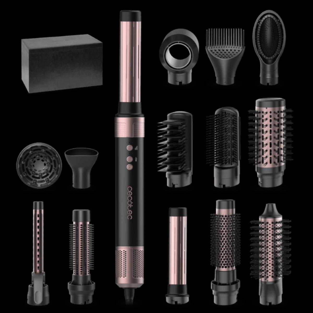 CEPILLO MOLDEADOR CECOTEC 00251 BAMBA CERAMICCARE 14IN1 AIRGLAM BLACK 1400W
