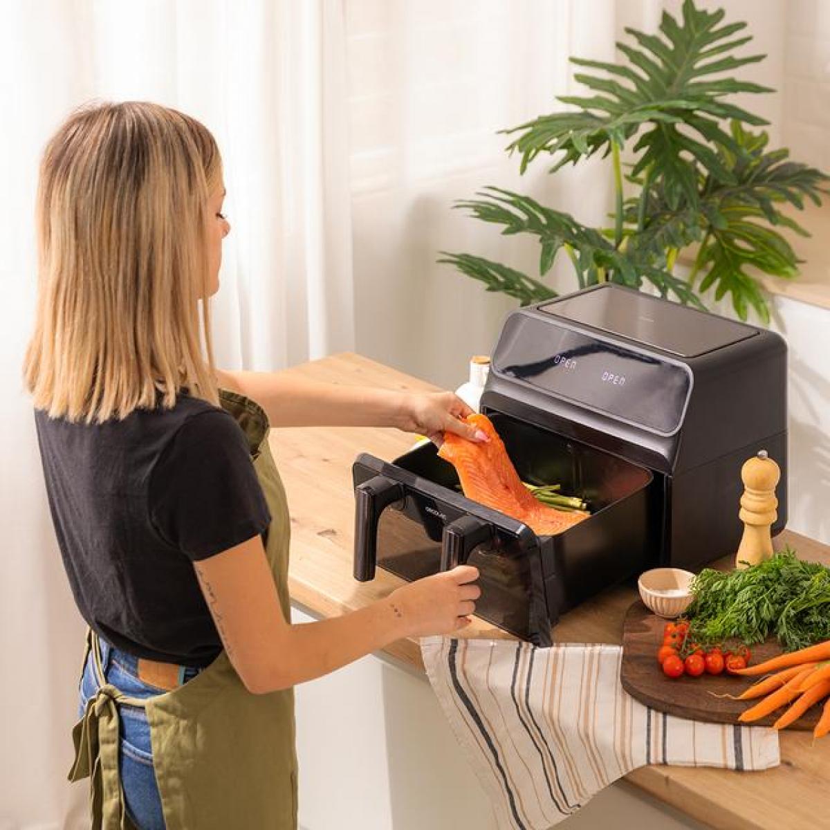 FREIDORA SIN ACEITE CECOTEC 04986 CECOFRY ADVANCE 9000 9L 2200W DIETETICA C-VENTANA NGA