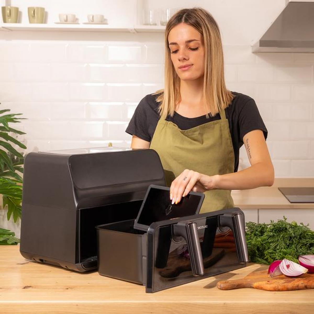 FREIDORA SIN ACEITE CECOTEC 04986 CECOFRY ADVANCE 9000 9L 2200W DIETETICA C-VENTANA NGA