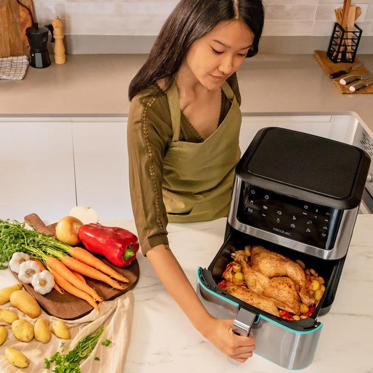 FREIDORA SIN ACEITE CECOTEC 04984 CECOFRY SUPREME 8000 8L DIGITAL PERFECTCOOK