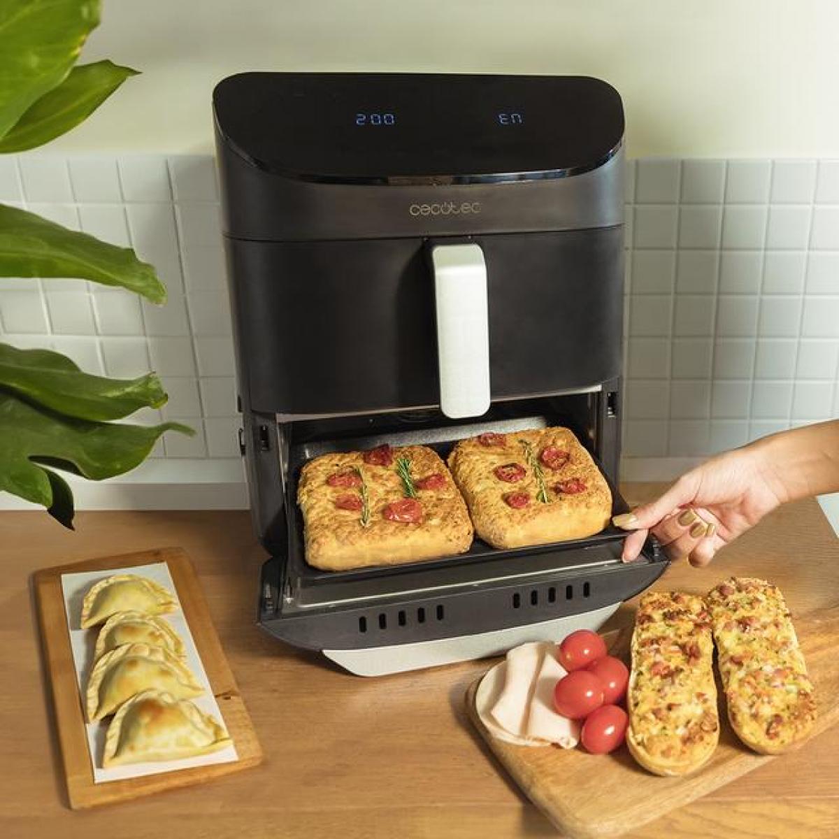 FREIDORA SIN ACEITE CECOTEC 03282 CECOFRY FOODCOURT 11000 11L (2 CAJONES) DOBLE RESIST.
