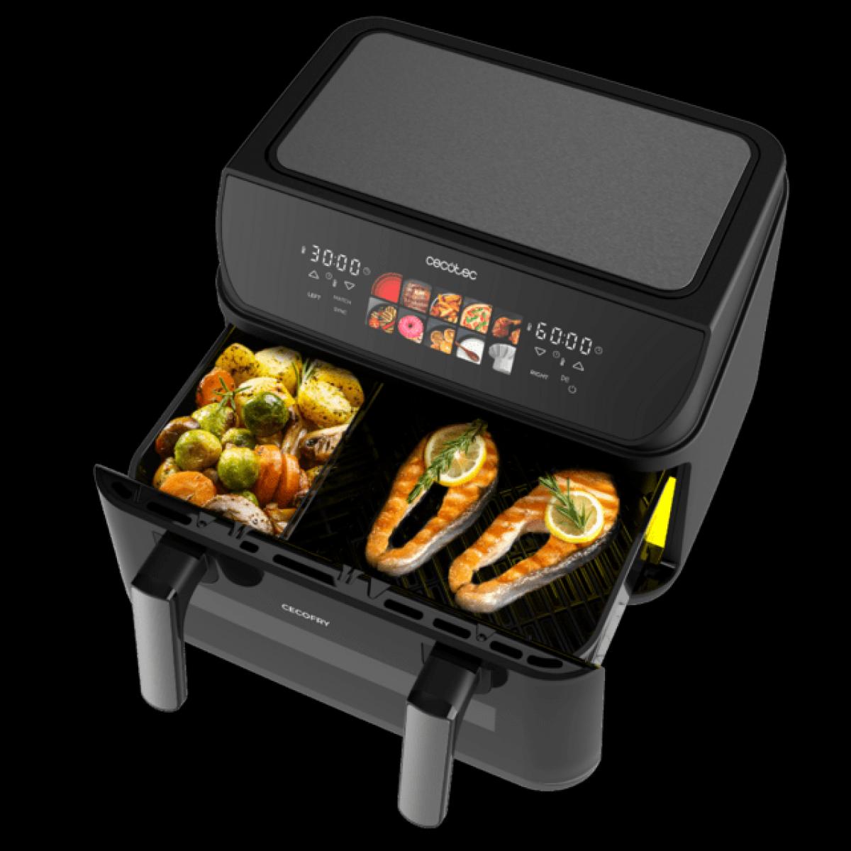 FREIDORA SIN ACEITE CECOTEC A01_EU01_100842 CECOFRY&GRILL DOBLE RESISTENCIA 10000 10L 2800W
