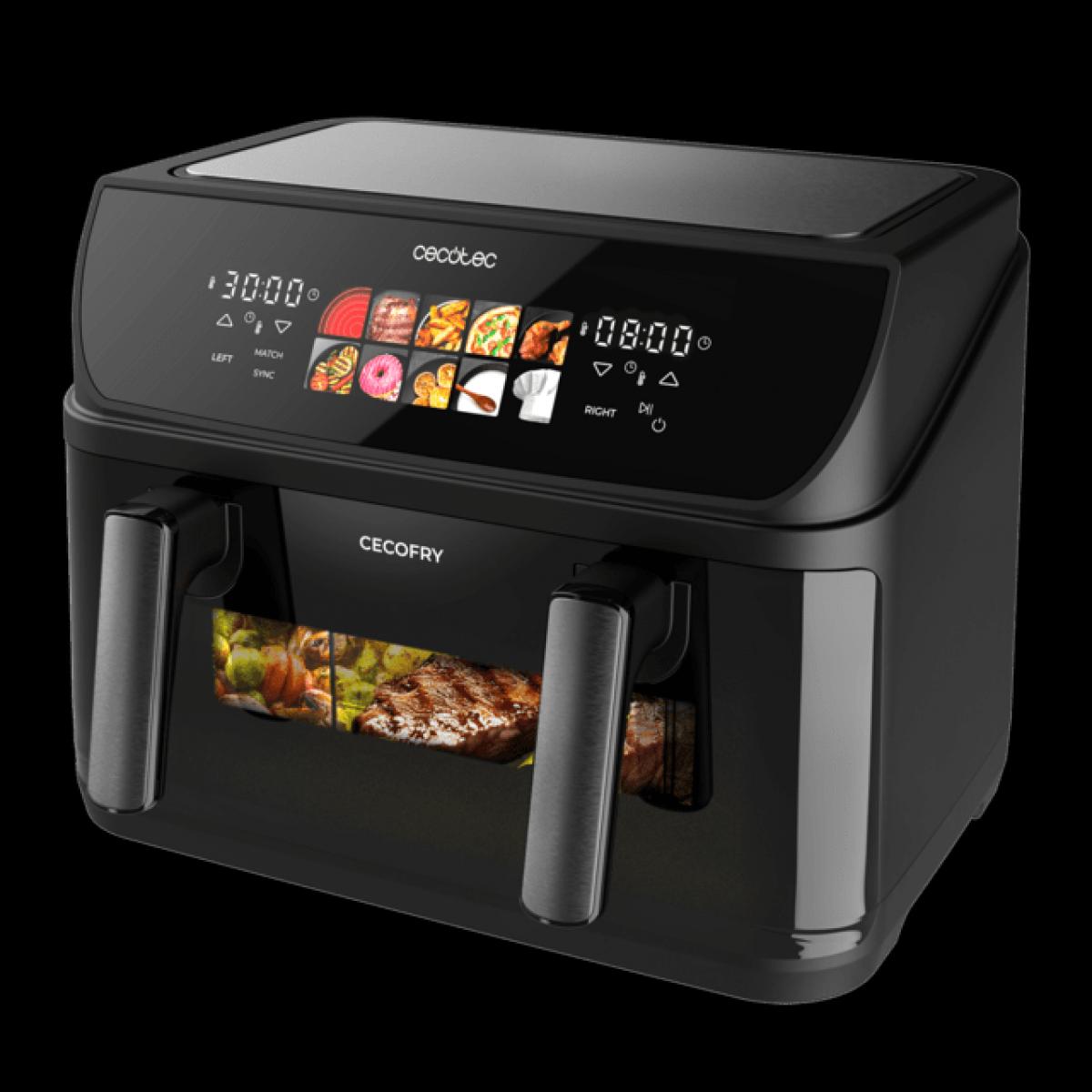 FREIDORA SIN ACEITE CECOTEC A01_EU01_100842 CECOFRY&GRILL DOBLE RESISTENCIA 10000 10L 2800W