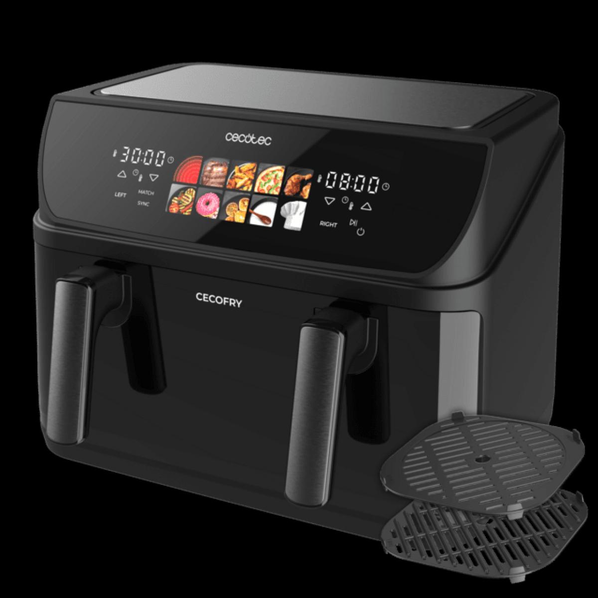 FREIDORA SIN ACEITE CECOTEC A01_EU01_100842 CECOFRY&GRILL DOBLE RESISTENCIA 10000 10L 2800W