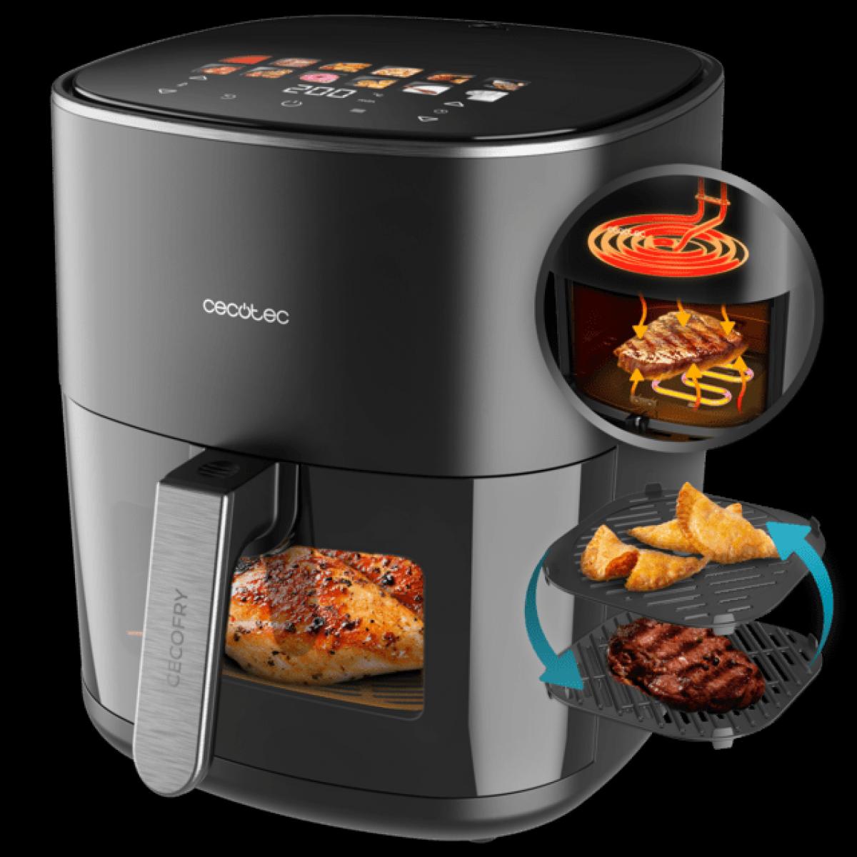 FREIDORA SIN ACEITE CECOTEC A01_EU01_100500 CECOFRY&GRILL 6500 D.RESISTENCIA 2200W 6,5L