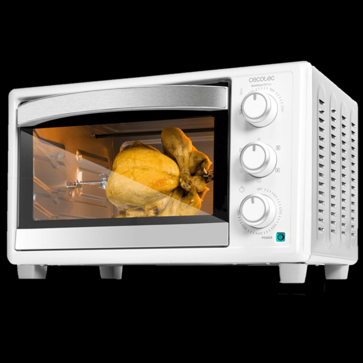 HORNO SOBREMESA CECOTEC 03814 BAKE&TOAST 3090 WHITE GYRO 30L 1500W