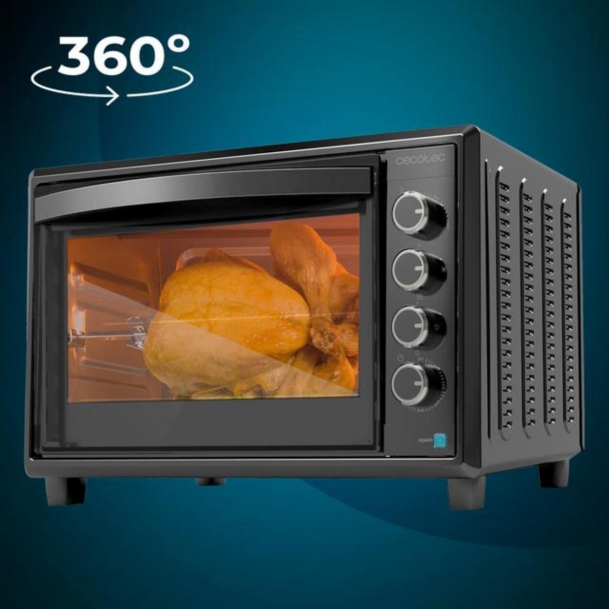 HORNO SOBREMESA CECOTEC 03822 BAKE&TOAST 6090 BLACK GYRO 60L 2200W
