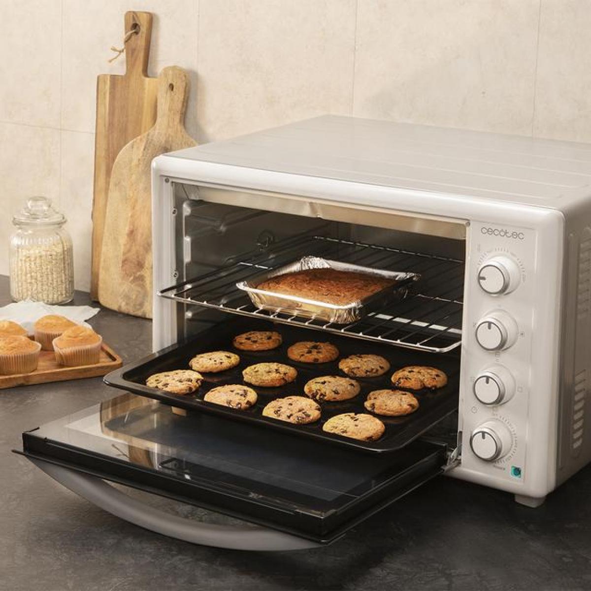 HORNO SOBREMESA CECOTEC 03821 BAKE&TOAST 6090 WHITE GYRO 60L 2200W