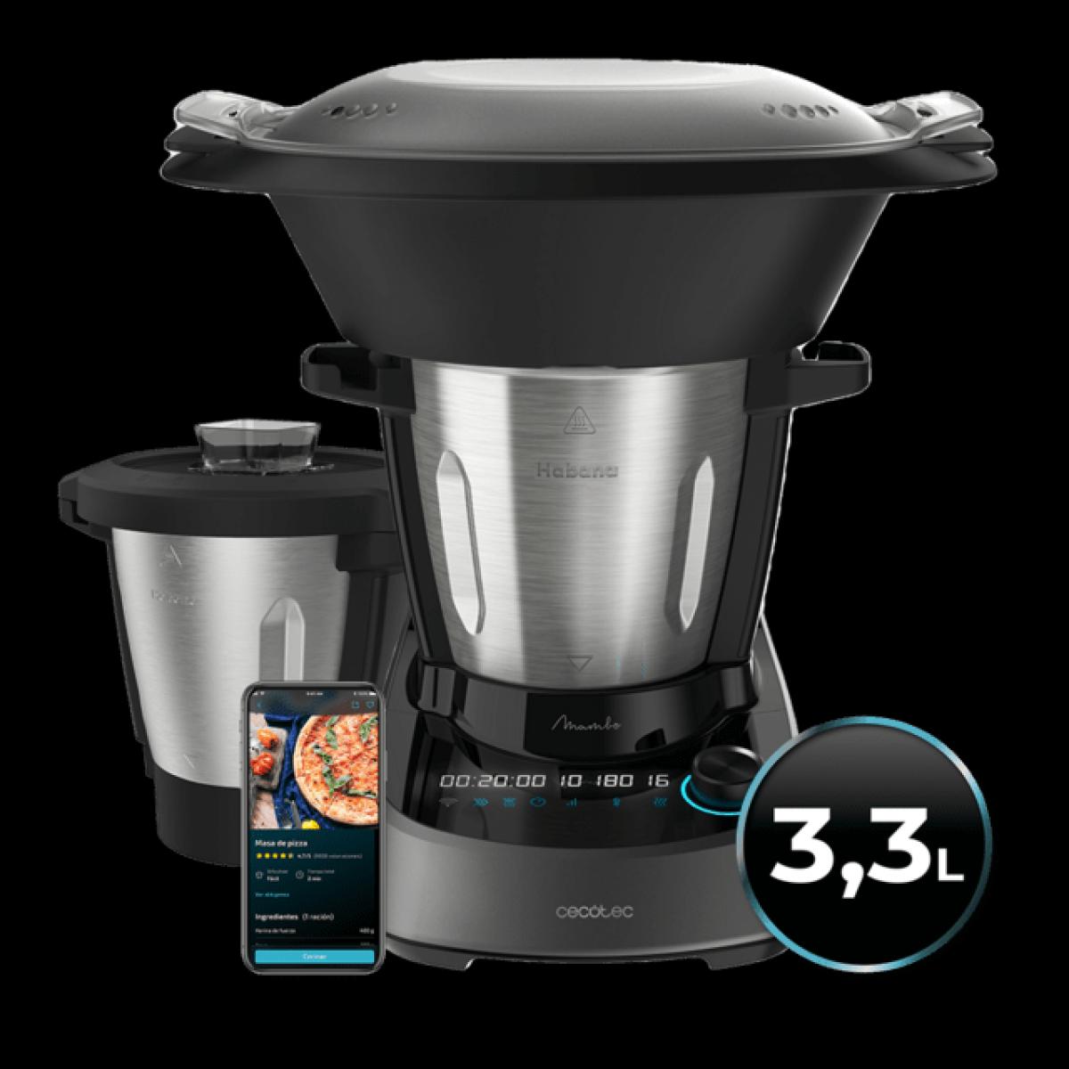 ROBOT CECOTEC 04342 MAMBO 11090 HABANA 37F. JARRA INOX WIFI