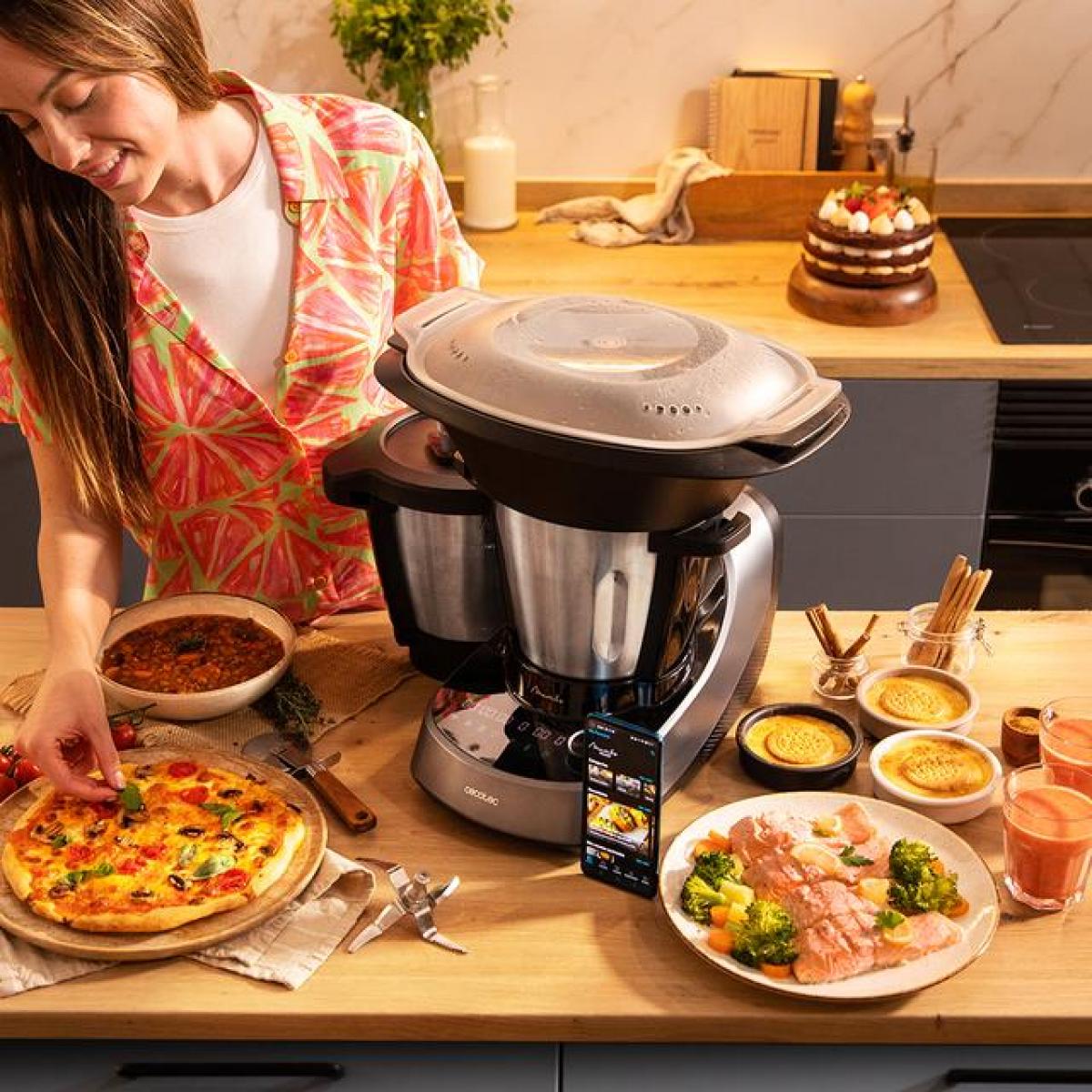 ROBOT CECOTEC 04342 MAMBO 11090 HABANA 37F. JARRA INOX WIFI