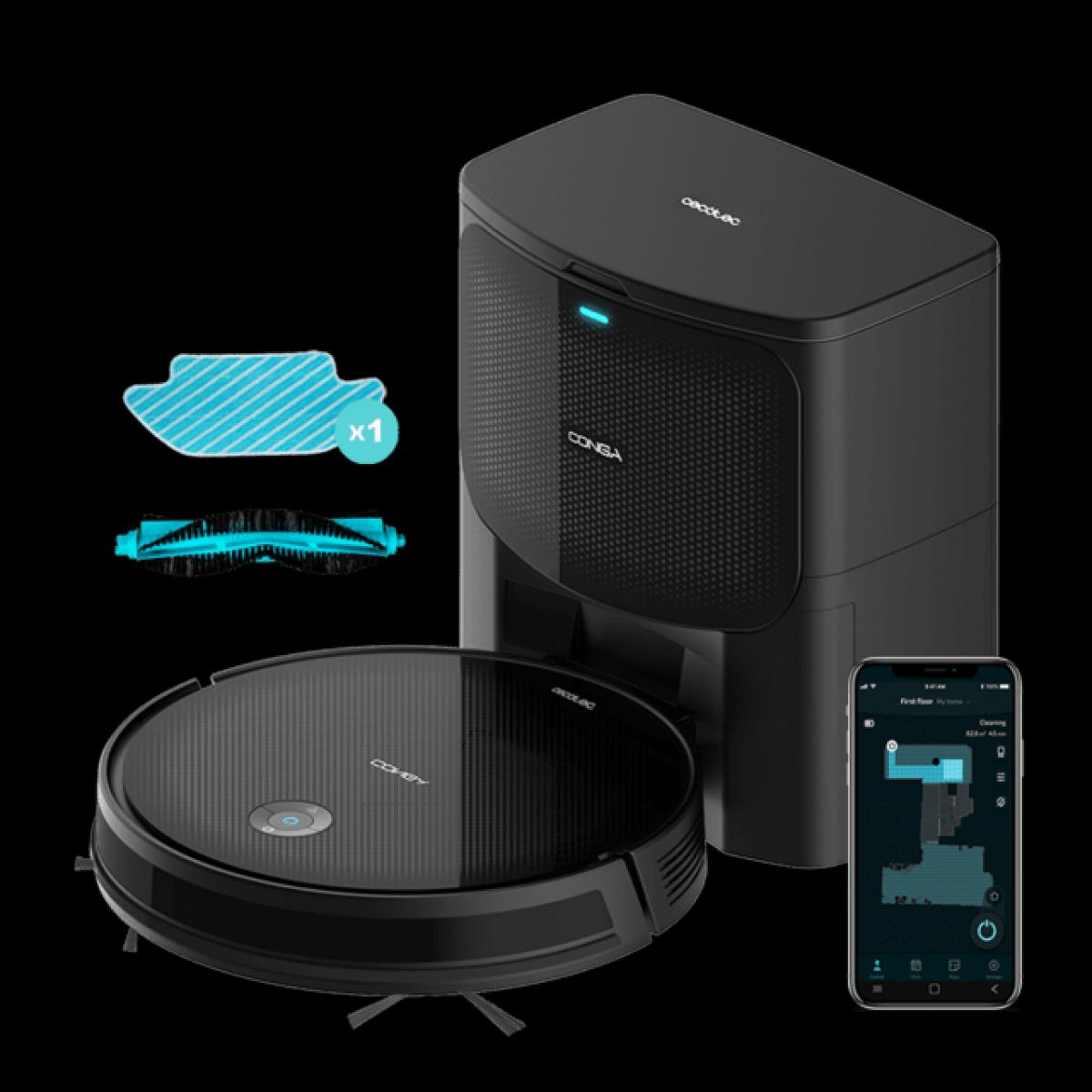 ROBOT ASPIRADOR CECOTEC 08100 CONGA 2299 ULTRA HOME GENESIS FRIEGA Y BARRE APP