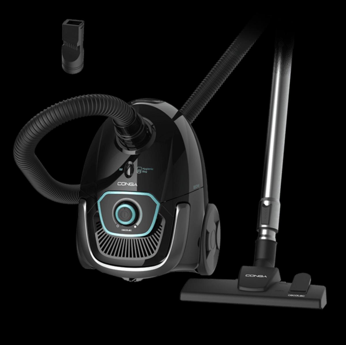 ASPIRADOR CECOTEC 08576 CONGA POWERBAG 2500 PLUS 850W 2,5L ACC.2EN1 NGO