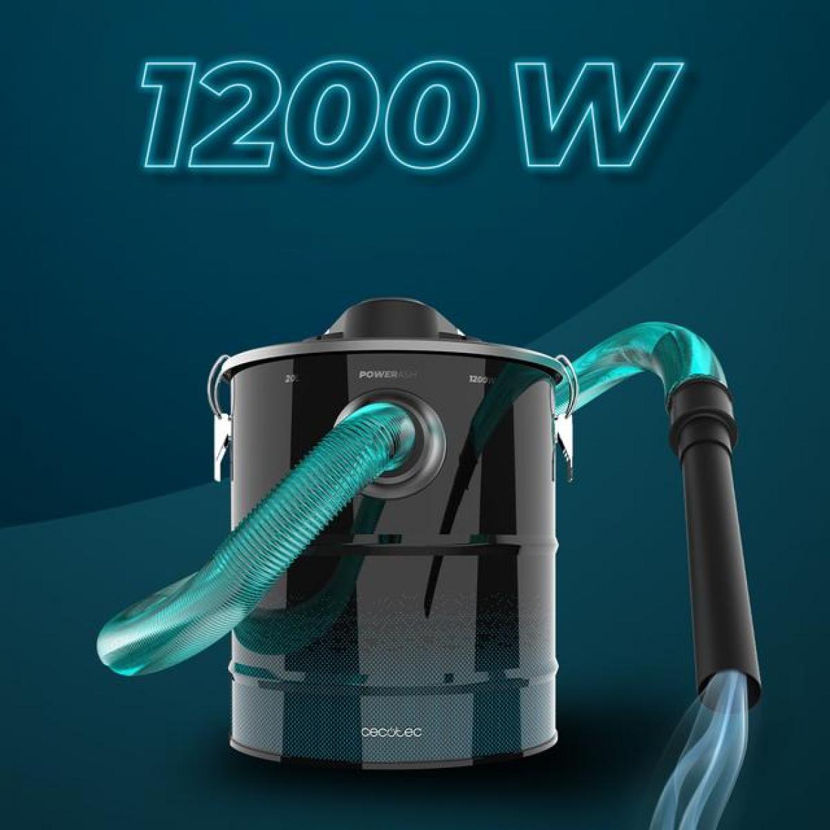 ASPIRADOR CENIZAS CECOTEC 08120 CONGA ASH 4000 ADVANCE 1200W 20L