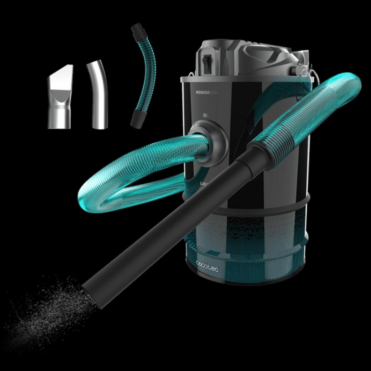 ASPIRADOR CENIZAS CECOTEC 08599 CONGA ASH 7000 LIBERTY 1200W 15L C-BATERIA