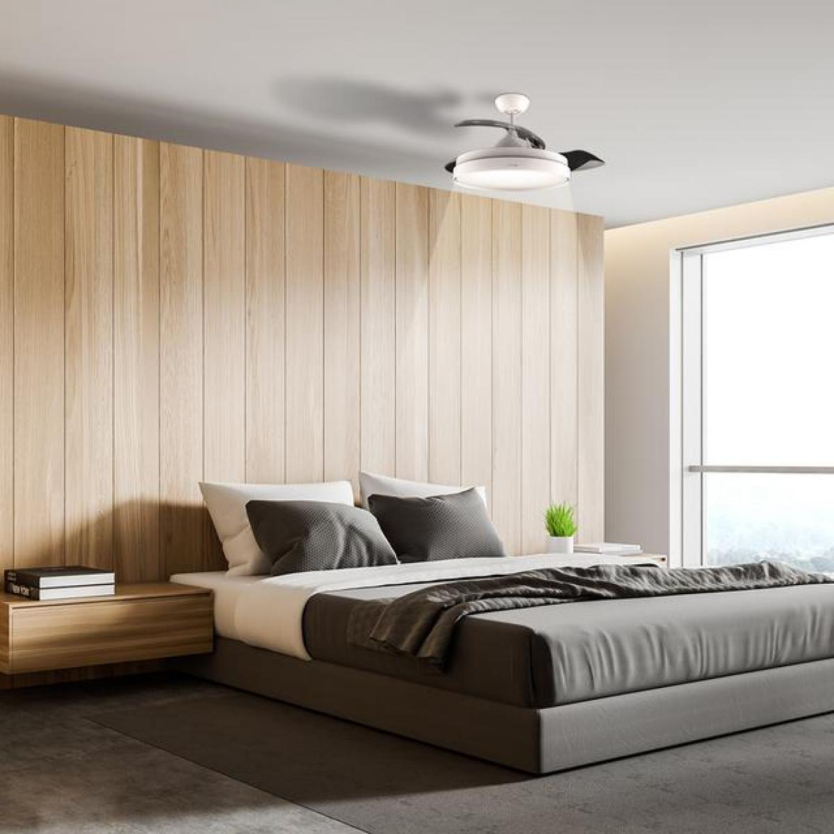 VENTILADOR TECHO CECOTEC 05992 ENERGYSILENCE AERO 4280 INVIS. BCO 40W 106CM