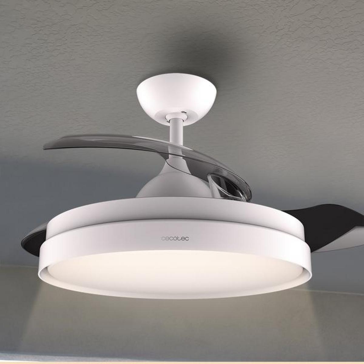 VENTILADOR TECHO CECOTEC 05992 ENERGYSILENCE AERO 4280 INVIS. BCO 40W 106CM