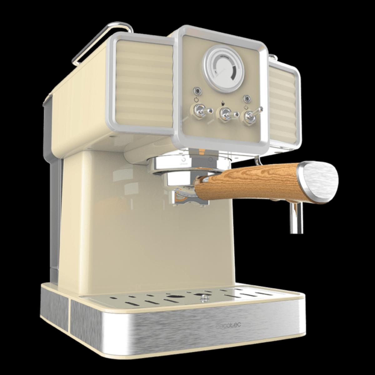 CAFETERA EXPRESS CECOTEC 01629 POWER ESPRESSO 20 TRADIZIONALE LIGHT YELLOW 20BAR.1350W