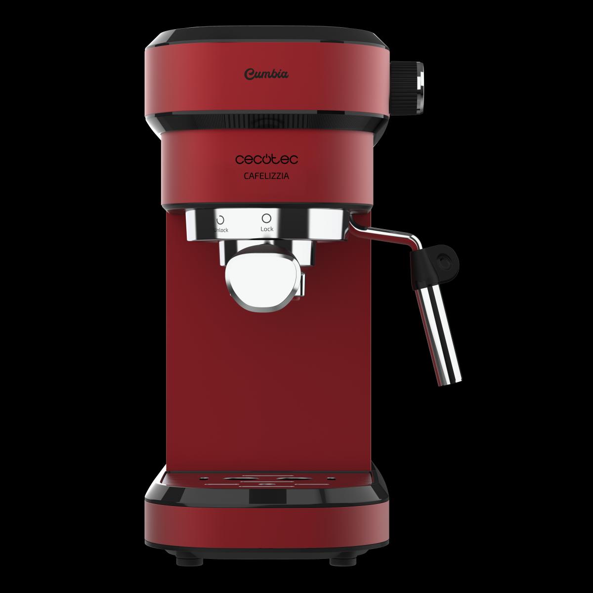 CAFETERA EXPRESS CECOTEC 01583 CAFELIZZIA 790 SHINY 20BARES THERMOBLOCK ROJA