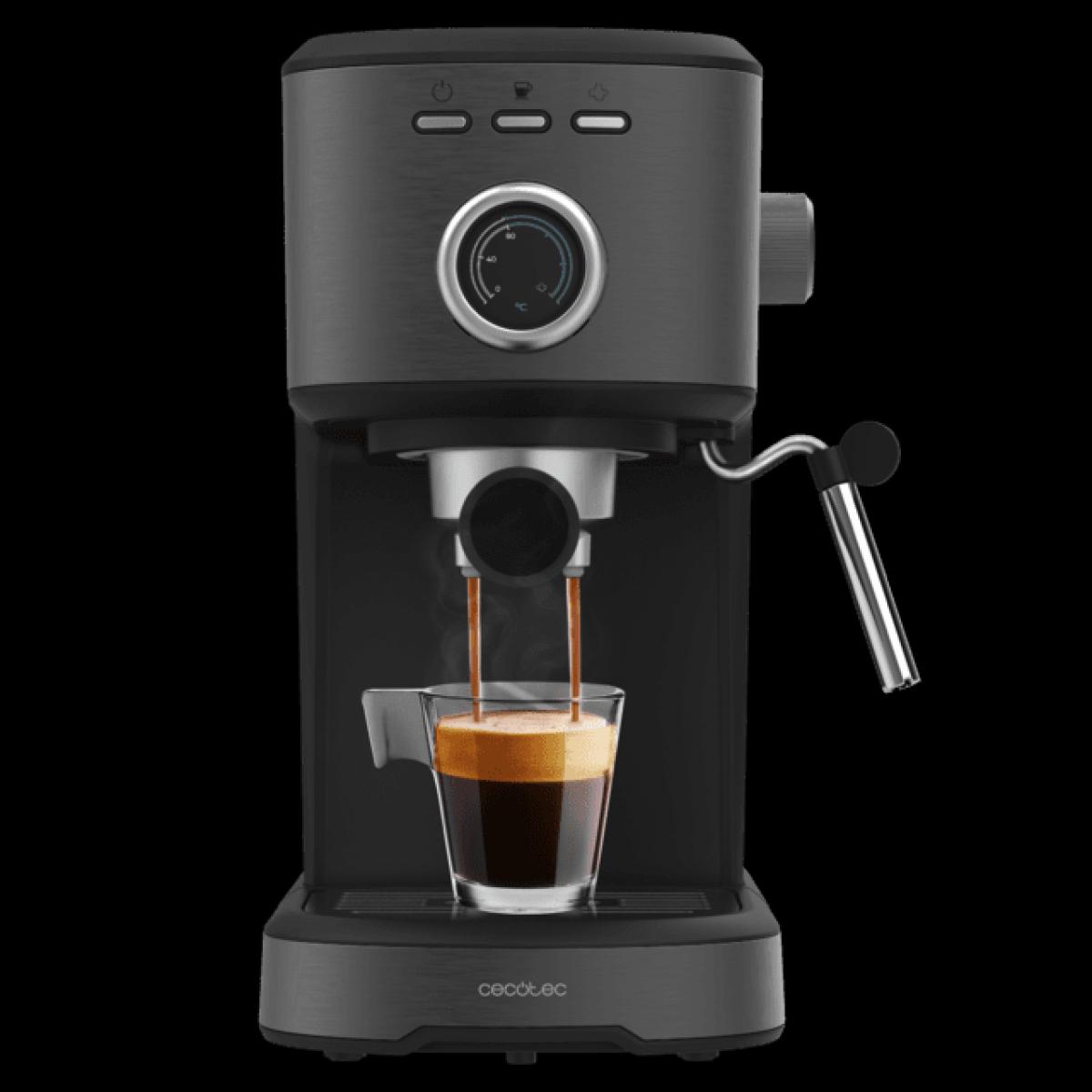 CAFETERA EXPRESS CECOTEC 00275 POWER ESPRESSO 20 PECAN STEEL 20BAR 1100W