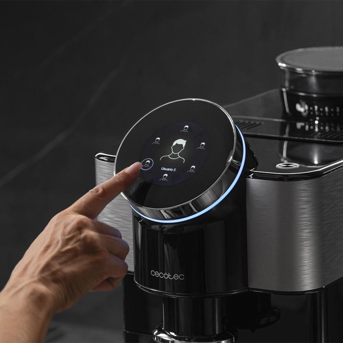 CAFETERA SUPERAUTOMATICA CECOTEC 01804 CREMMAET SPIN TACTIL 15BARES THERMOBLCOK