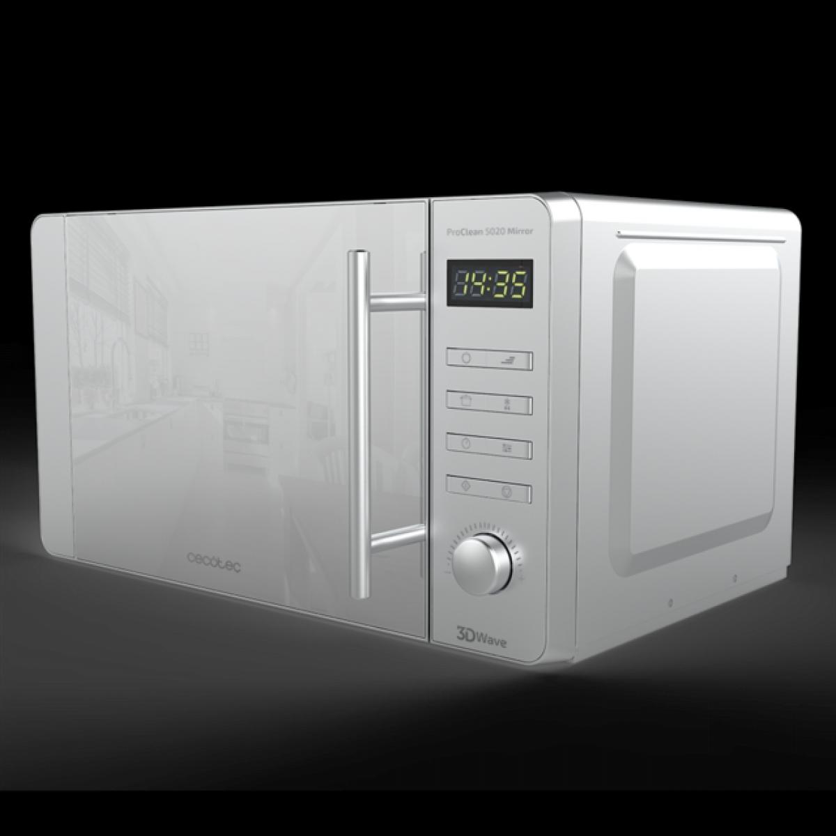MICROONDAS CECOTEC 01532 PROCLEAN 5020 MIRROR 20L 700W S-GRILL INOX