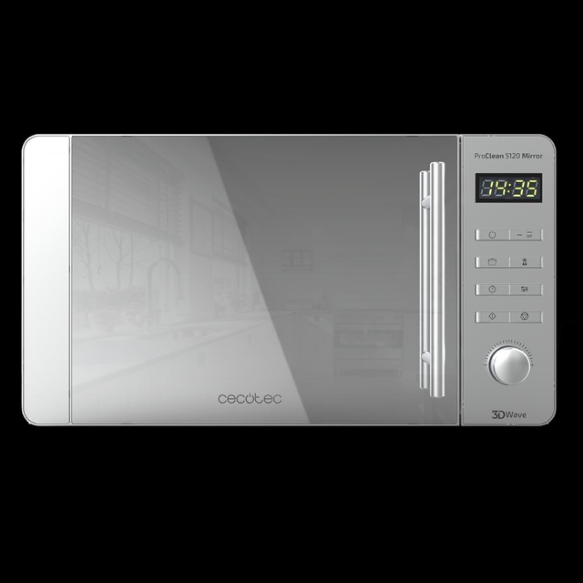 MICROONDAS CECOTEC 01532 PROCLEAN 5020 MIRROR 20L 700W S-GRILL INOX