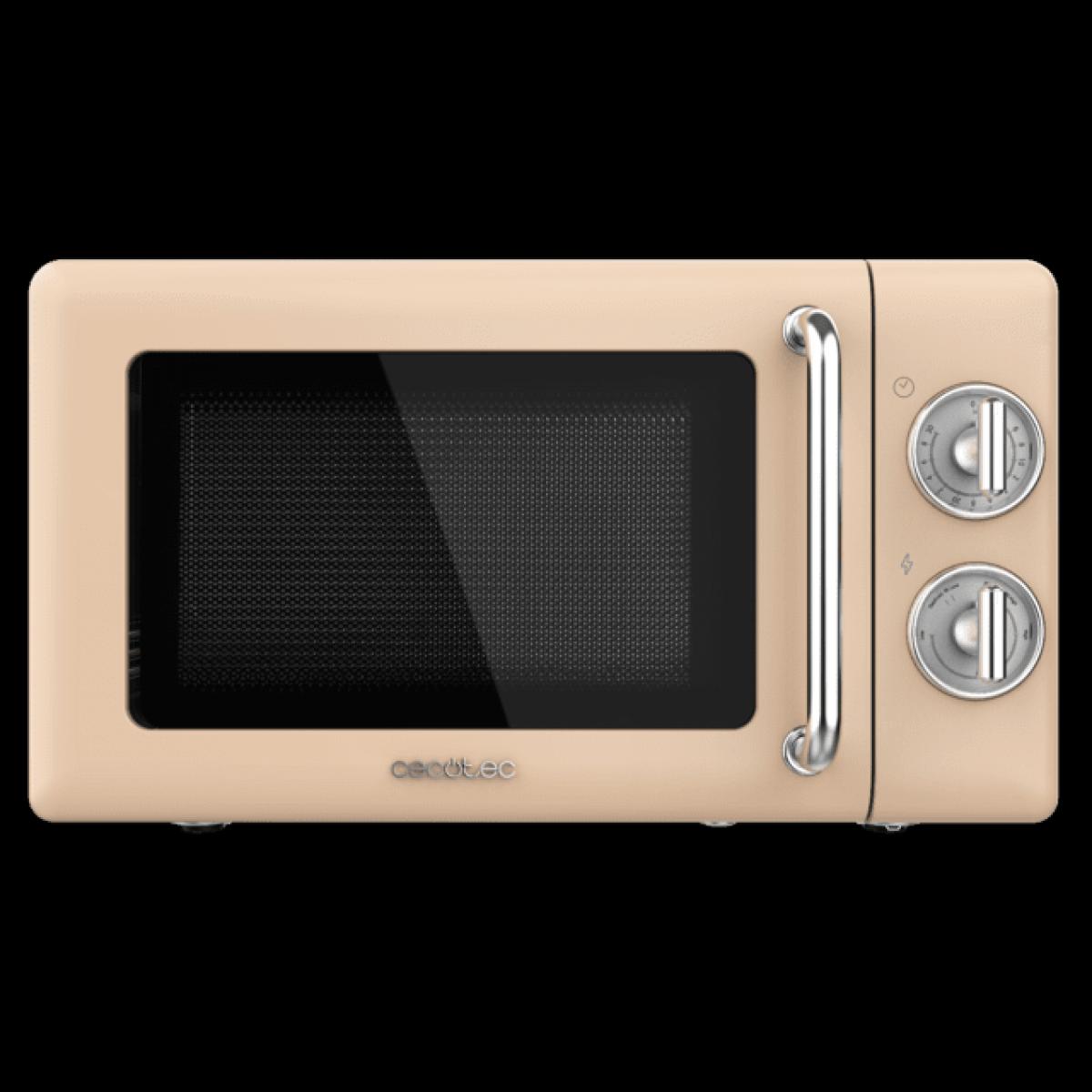 MICROONDAS CECOTEC 01704 PROCLEAN 3010 20L 700W S-GRILL RETRO BEIGE