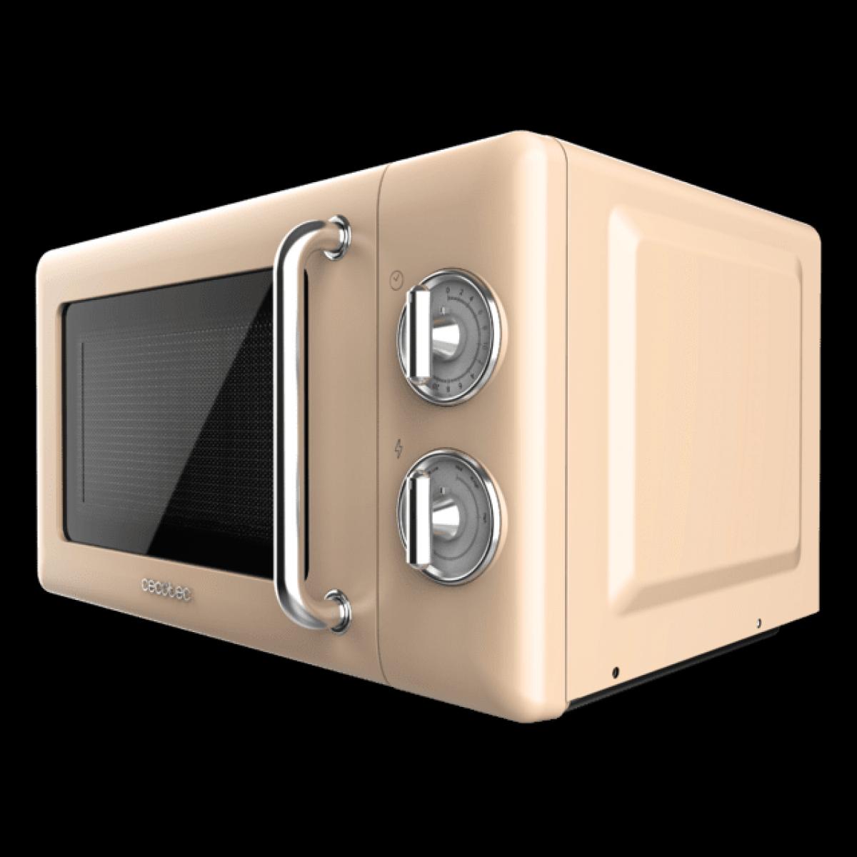 MICROONDAS CECOTEC 01704 PROCLEAN 3010 20L 700W S-GRILL RETRO BEIGE