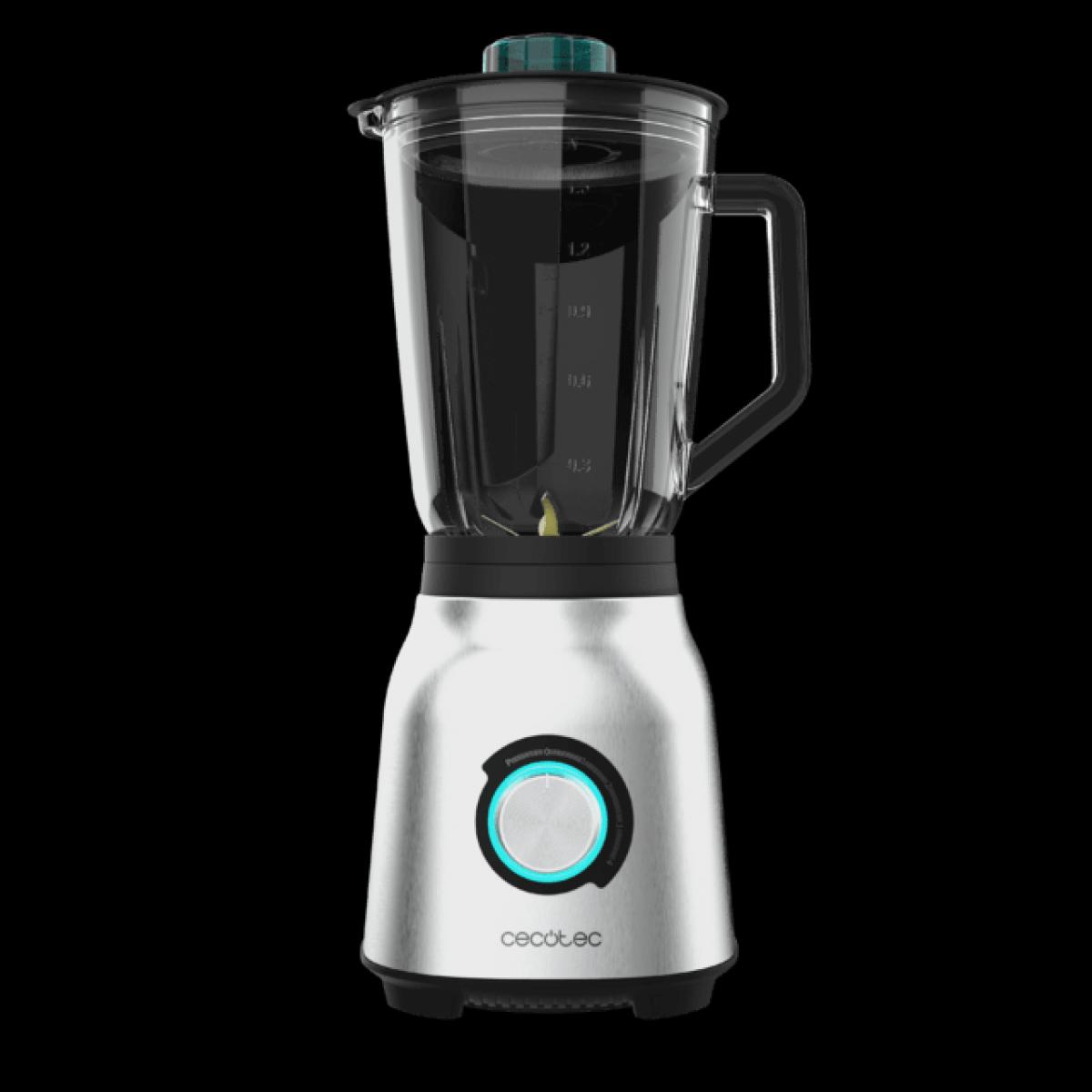 BATIDORA VASO CECOTEC 04382 POWER BLACK TITANIUM 1800MAX 1800W INOX