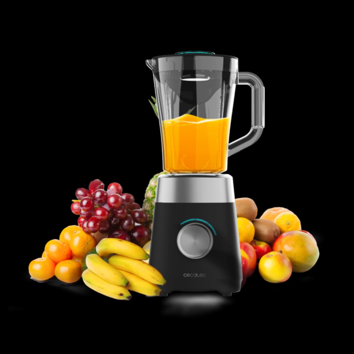BATIDORA VASO CECOTEC 03915 POWER BLACK TITANIUM 1300MAX B 1300W 1,5L