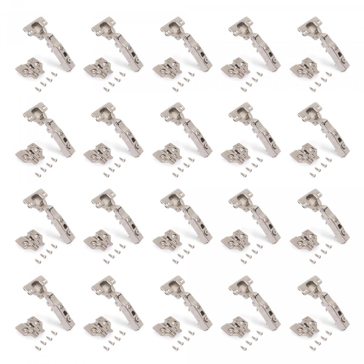 Kit de bisagra recta X91 con cierre suave y suplemento