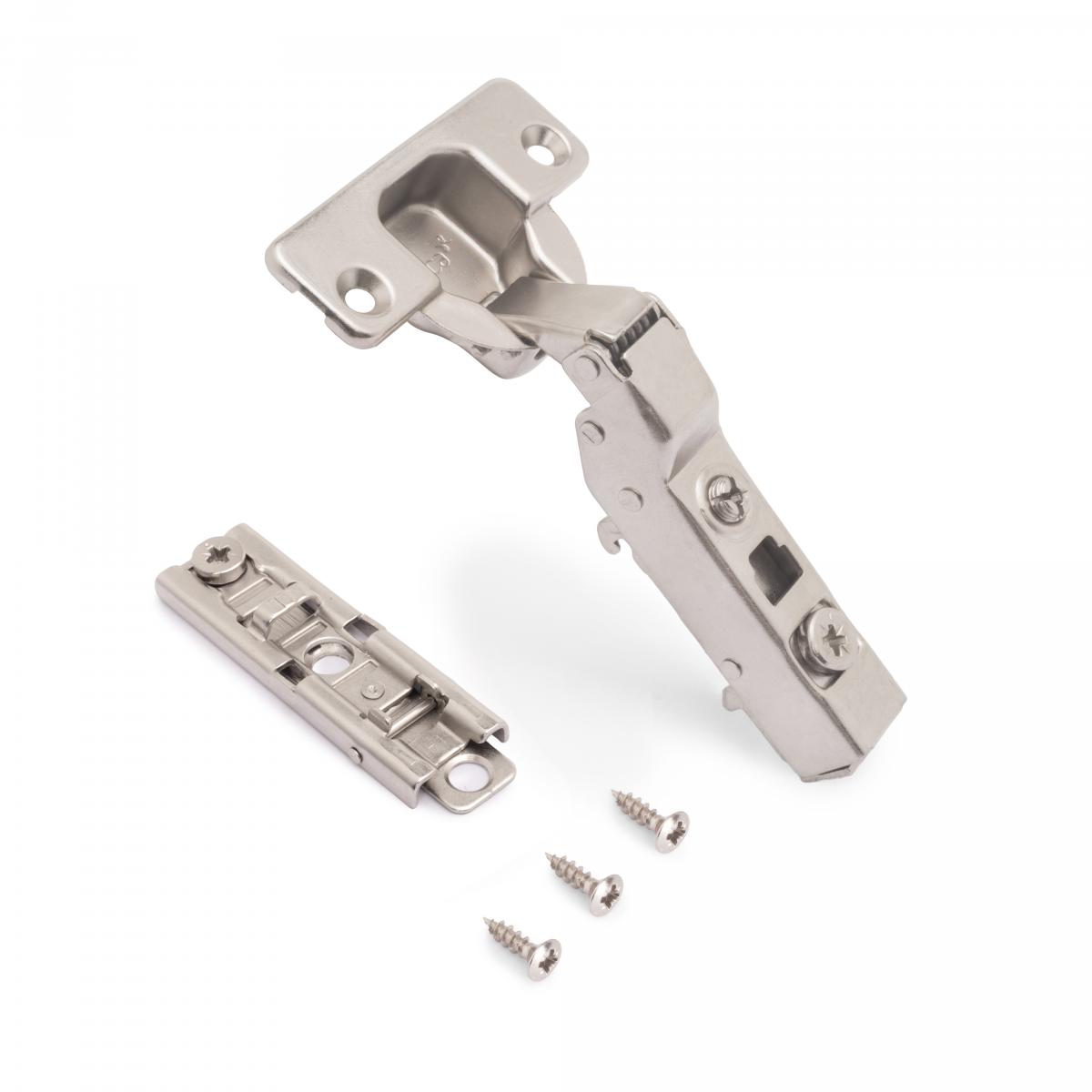 Kit de bisagra codo X91 con cierre suave y suplemento recto