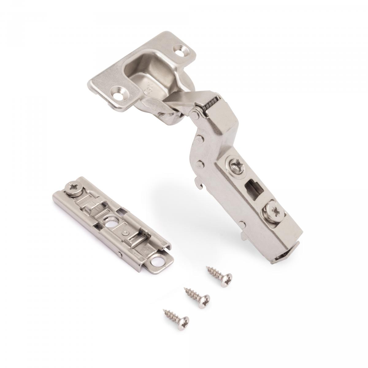 Kit de bisagra supercodo X91 con cierre suave y suplemento recto