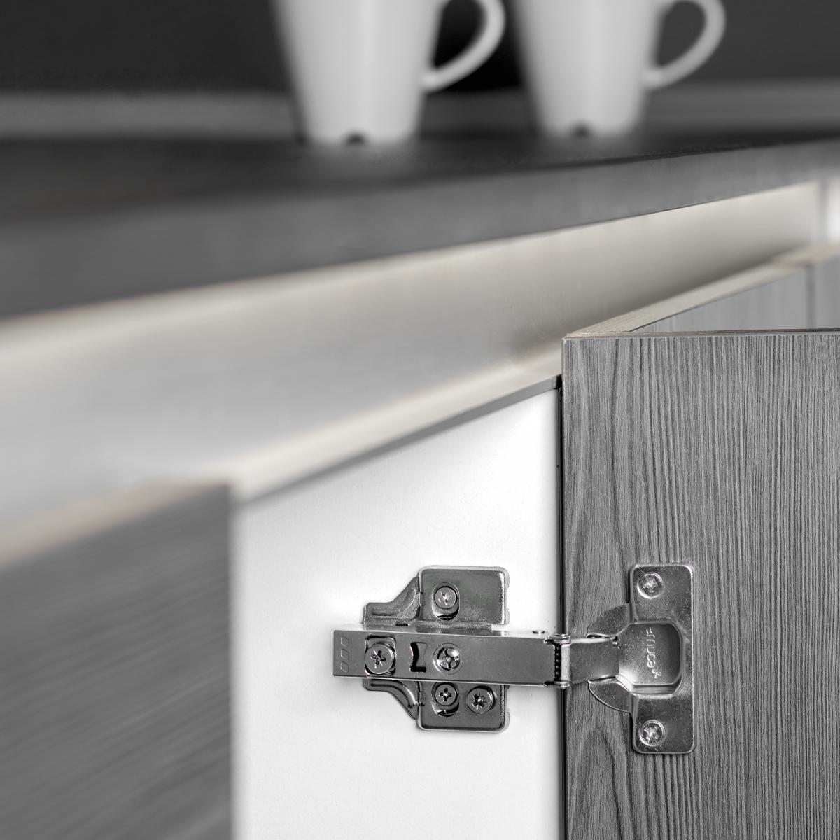 Kit de bisagra recta X92 con cierre suave y suplemento