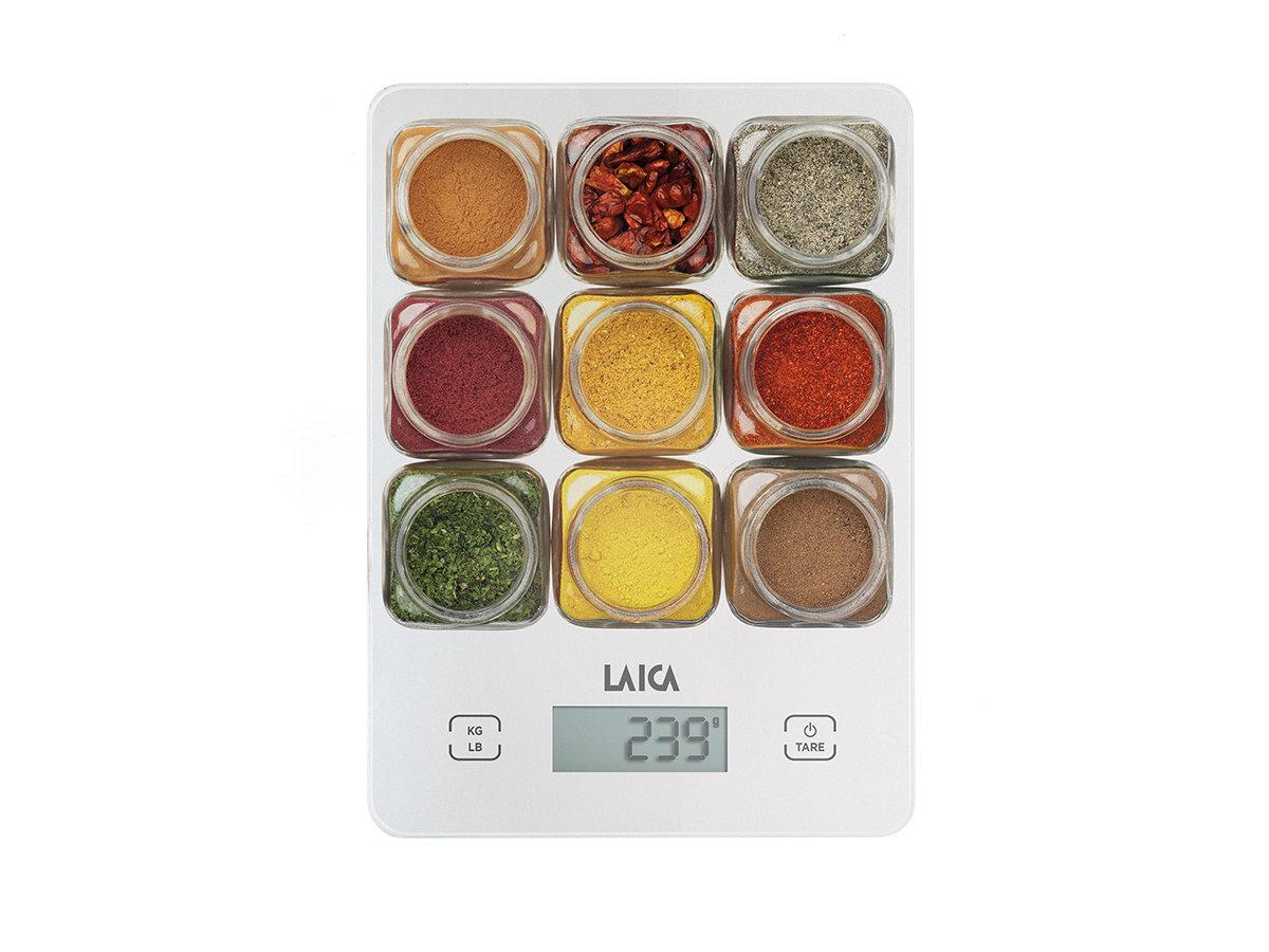 BALANZA COCINA LAICA KS1040W 5KG.ELECT.BCO.ESPECIA