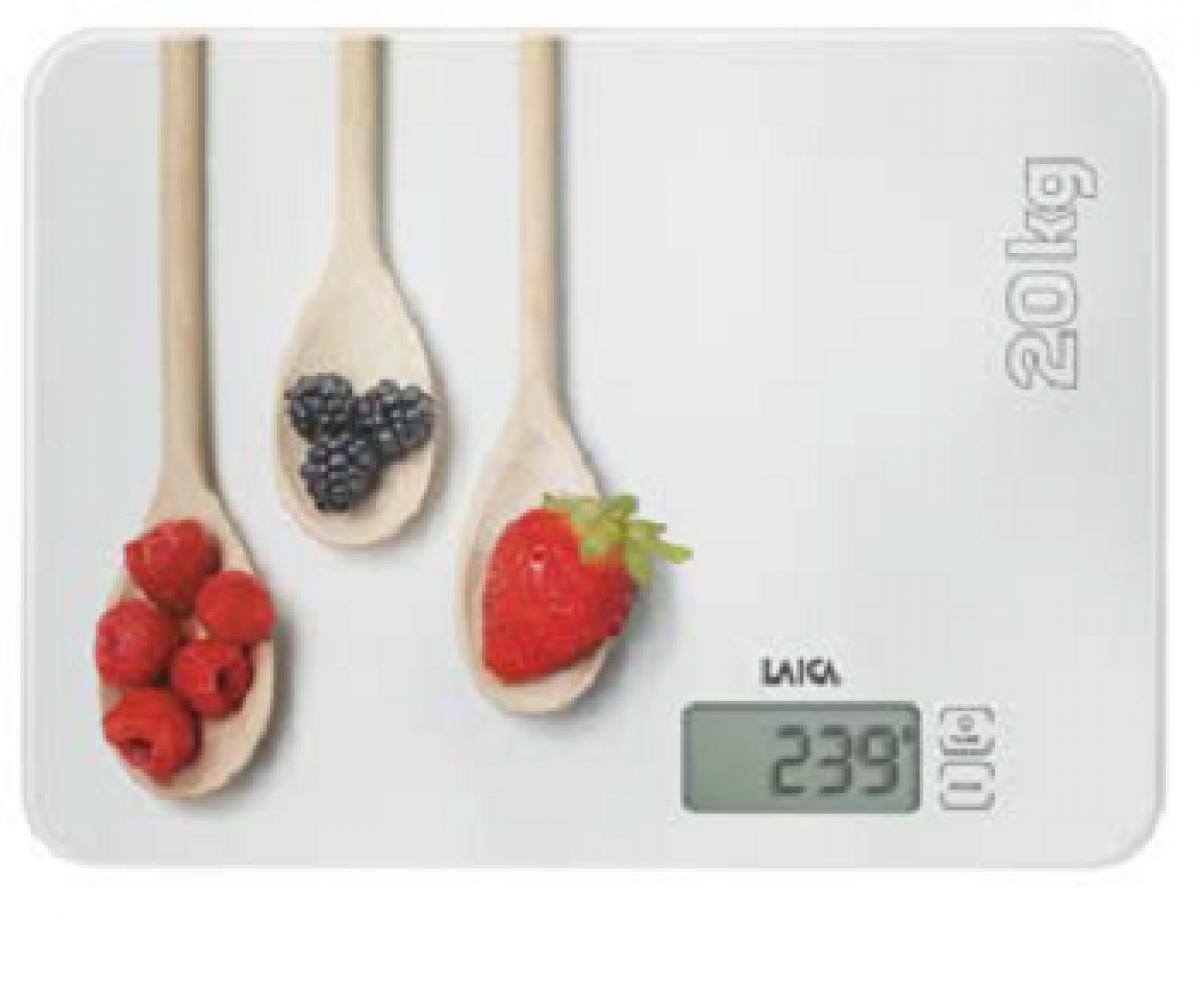 BALANZA COCINA  LAICA KS5020W 20KG ELECT.BLANCO CUCHARAS