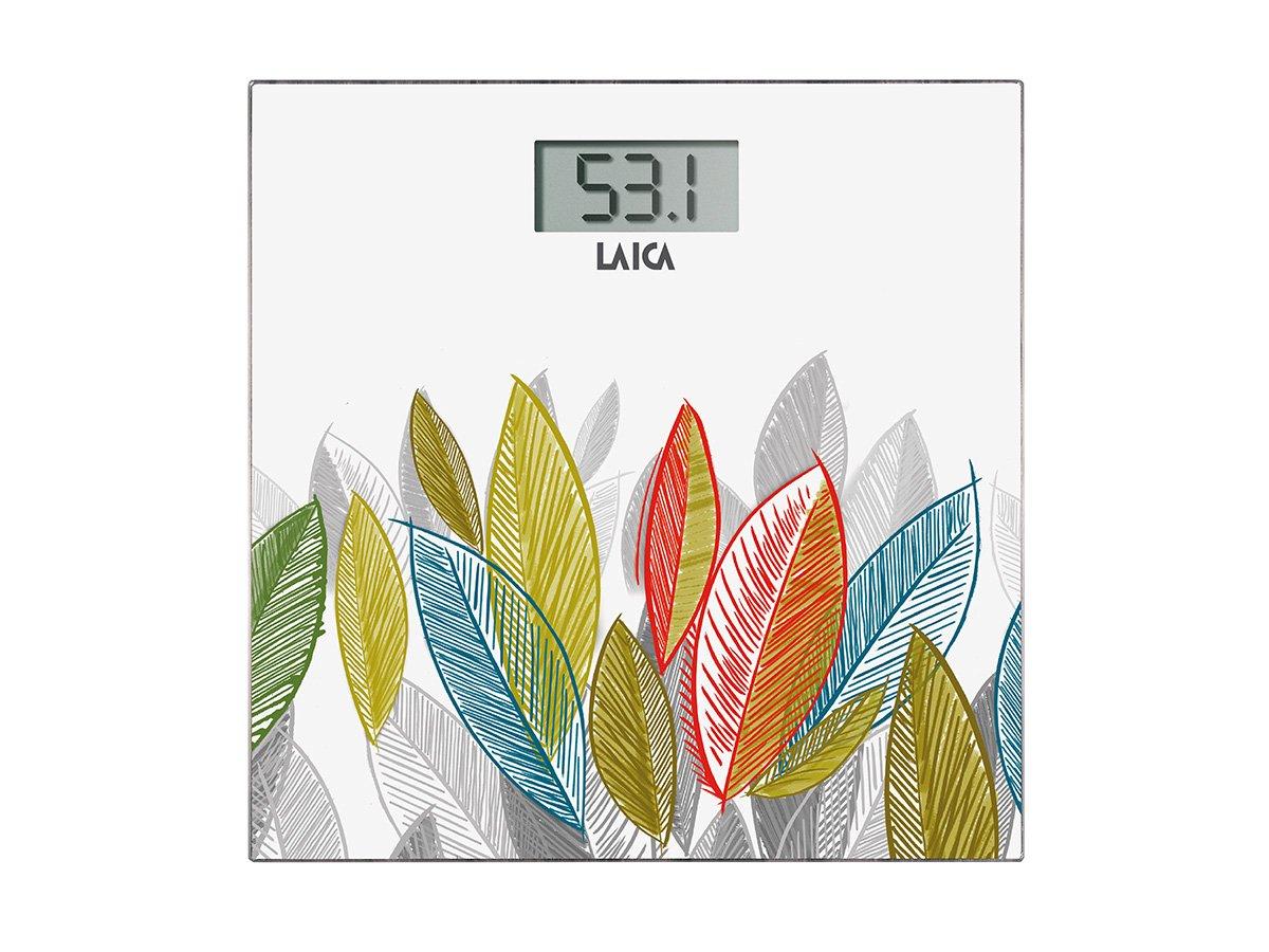BASCULA LAICA PS1076W 30x30 CRISTAL 180KG HOJAS