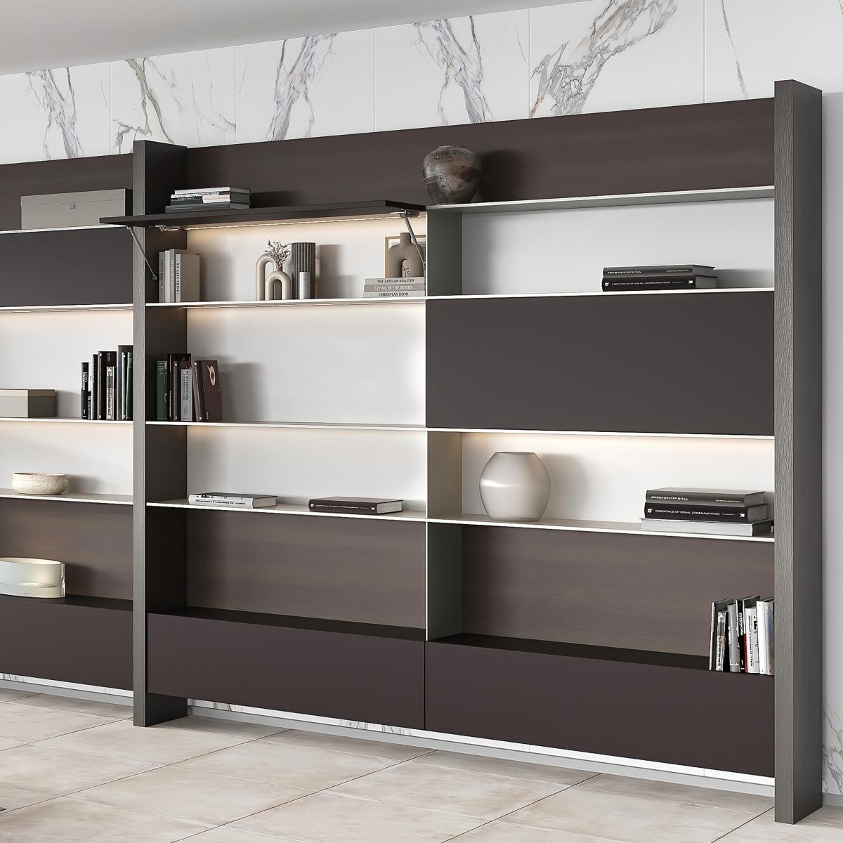 Pistón de diámetro 12 Thin con enganches para puertas elevables
