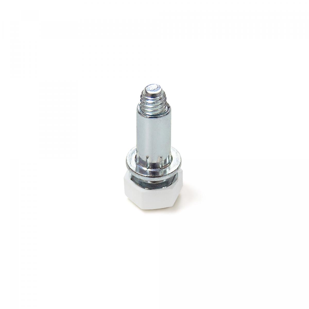Pie nivelador con base hexagonal M6 con tuerca