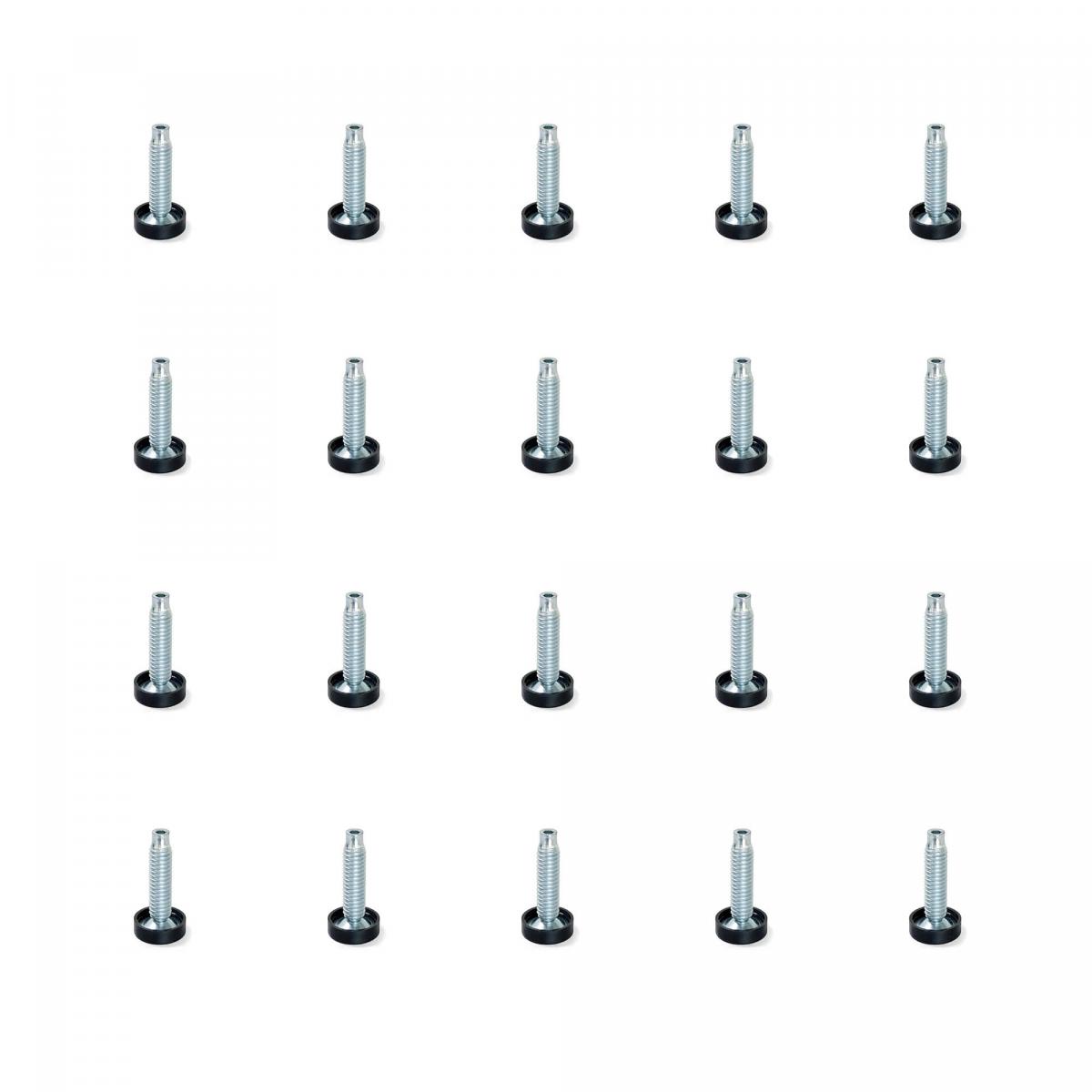 Pie nivelador para mueble con regulación interior M10